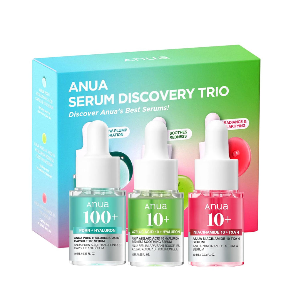 Anua Serum Discovery Trio   Hyaluronic Acid • PDRN • Azelaic Acid & TXA Niacinamide