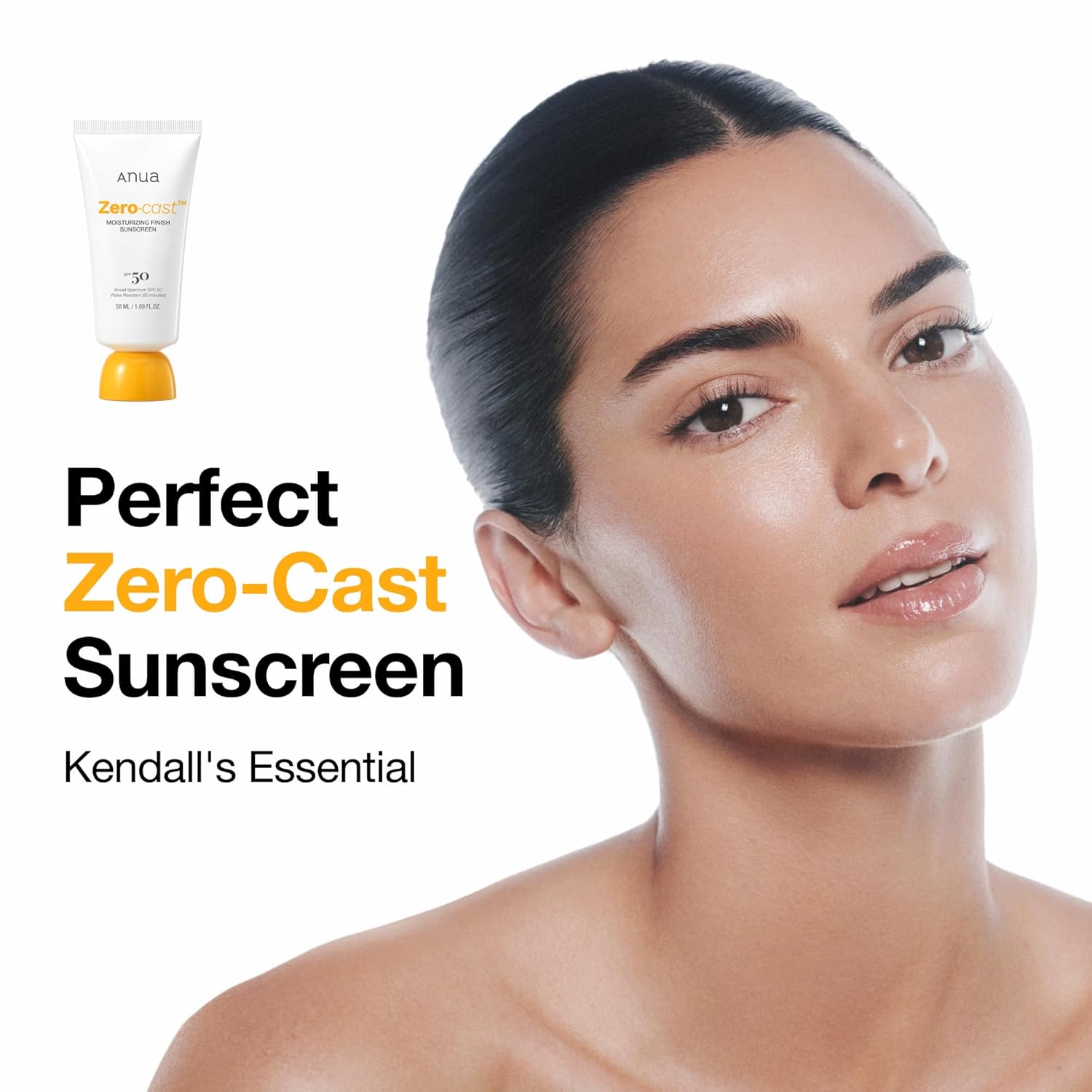 Anua Zero-Cast Moisturizing Sunscreen SPF50+ PA++++ – 50ml