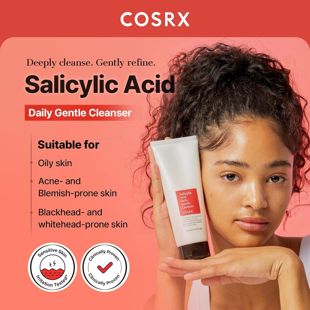 COSRX Salicylic Acid Daily Gentle Cleanser – 150ml
