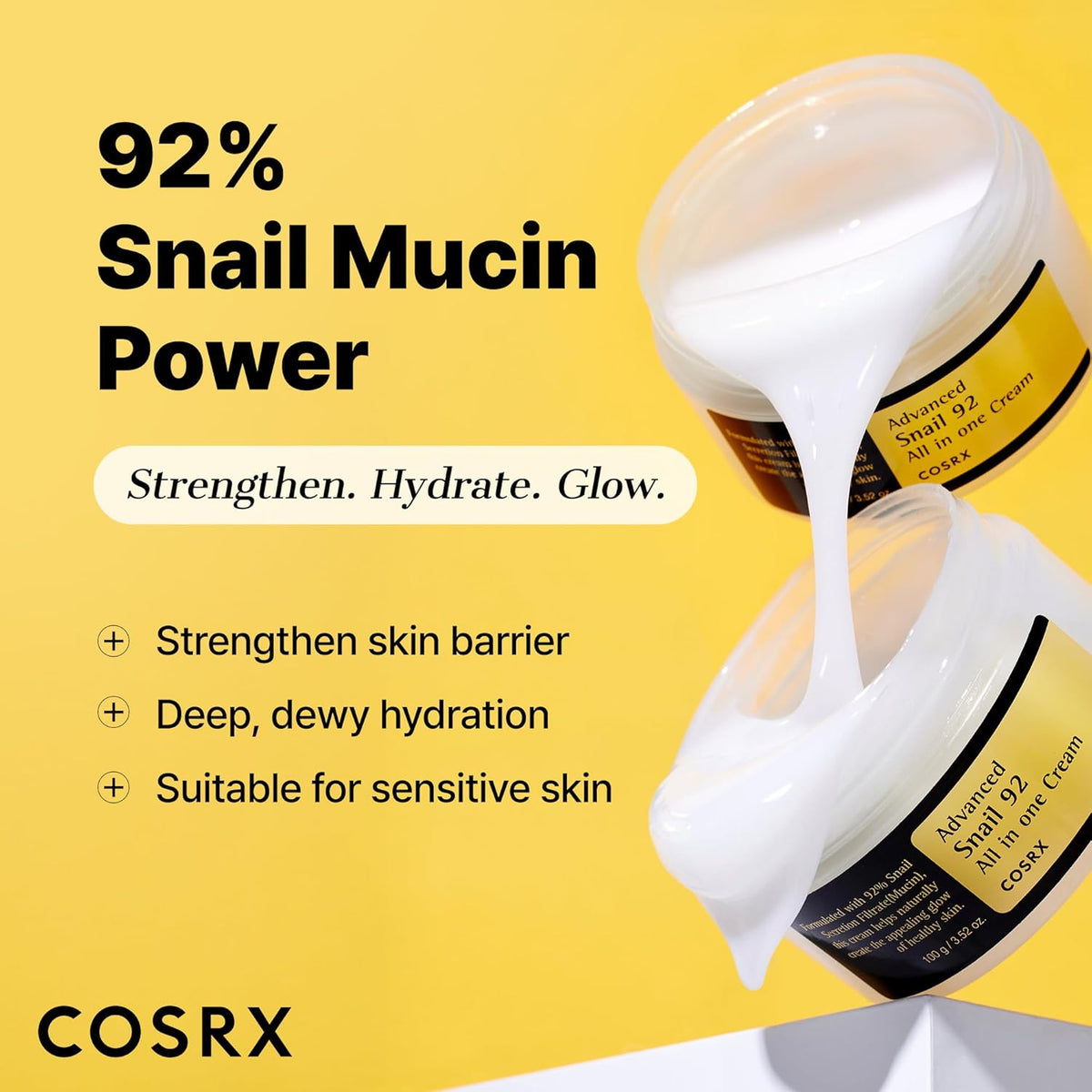 COSRX Advanced Snail 92 All In One Cream – 100g