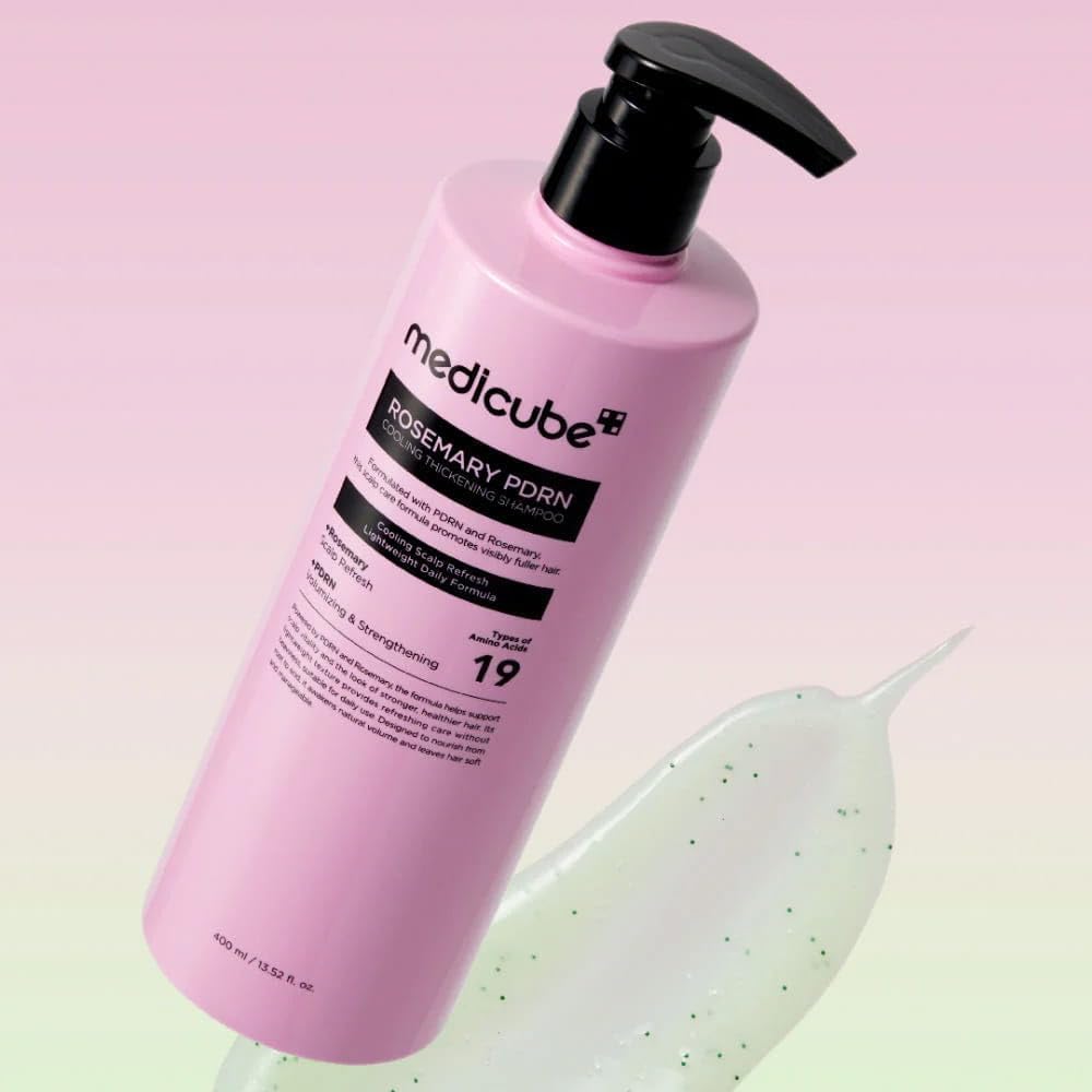 Medicube Rosemary PDRN Cooling Thickening Shampoo, 400ml