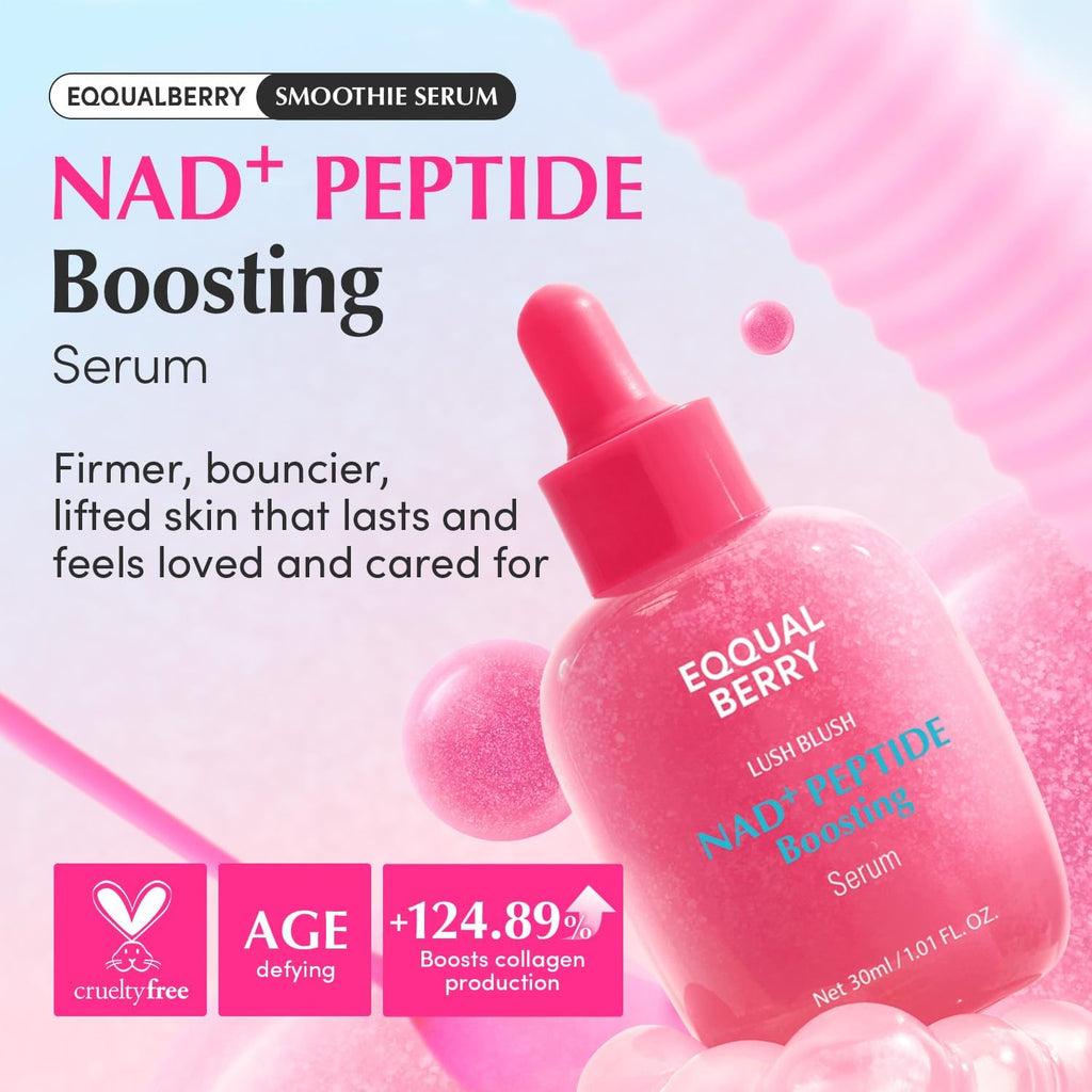 EQQUALBERRY NAD+ Peptide Boosting Smoothie Serum – 30ml