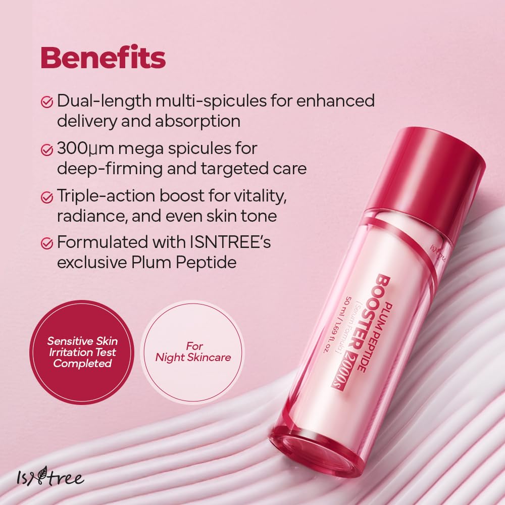 ISNTREE Plum Peptide Booster 2000s – Firming & Hydrating Serum