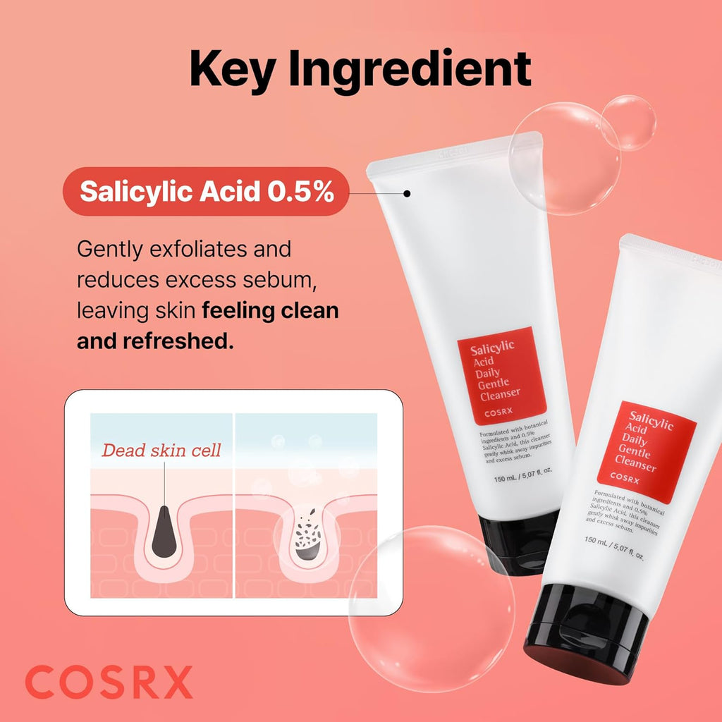 COSRX Salicylic Acid Daily Gentle Cleanser – 150ml
