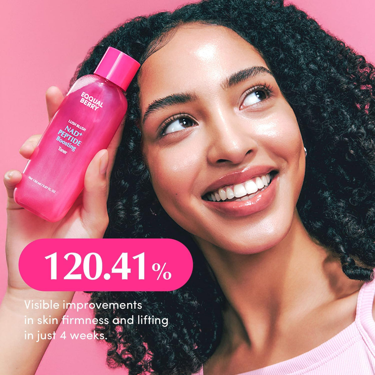 EQQUALBERRY Lush Blush NAD+ Peptide Boosting Toner – 150ml