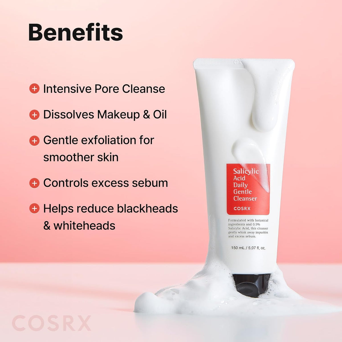 COSRX Salicylic Acid Daily Gentle Cleanser – 150ml