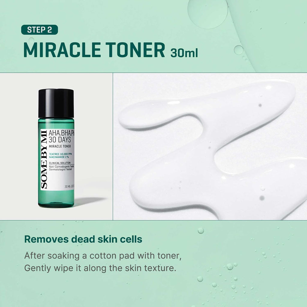 SOME BY MI AHA, BHA, PHA 30 Days Miracle AC SOS Kit