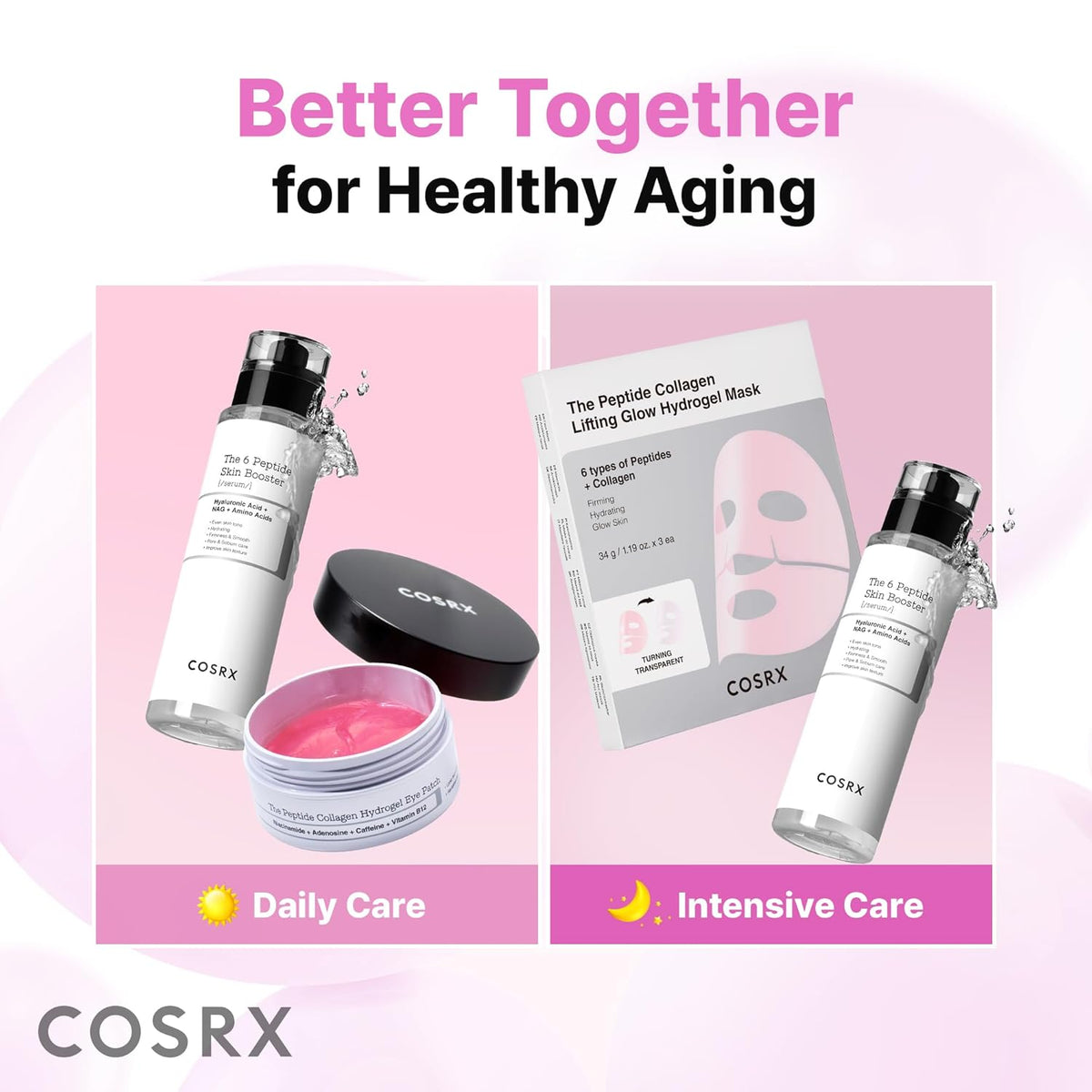 COSRX Pink Peptides Collagen Hydrogel Eye Patch