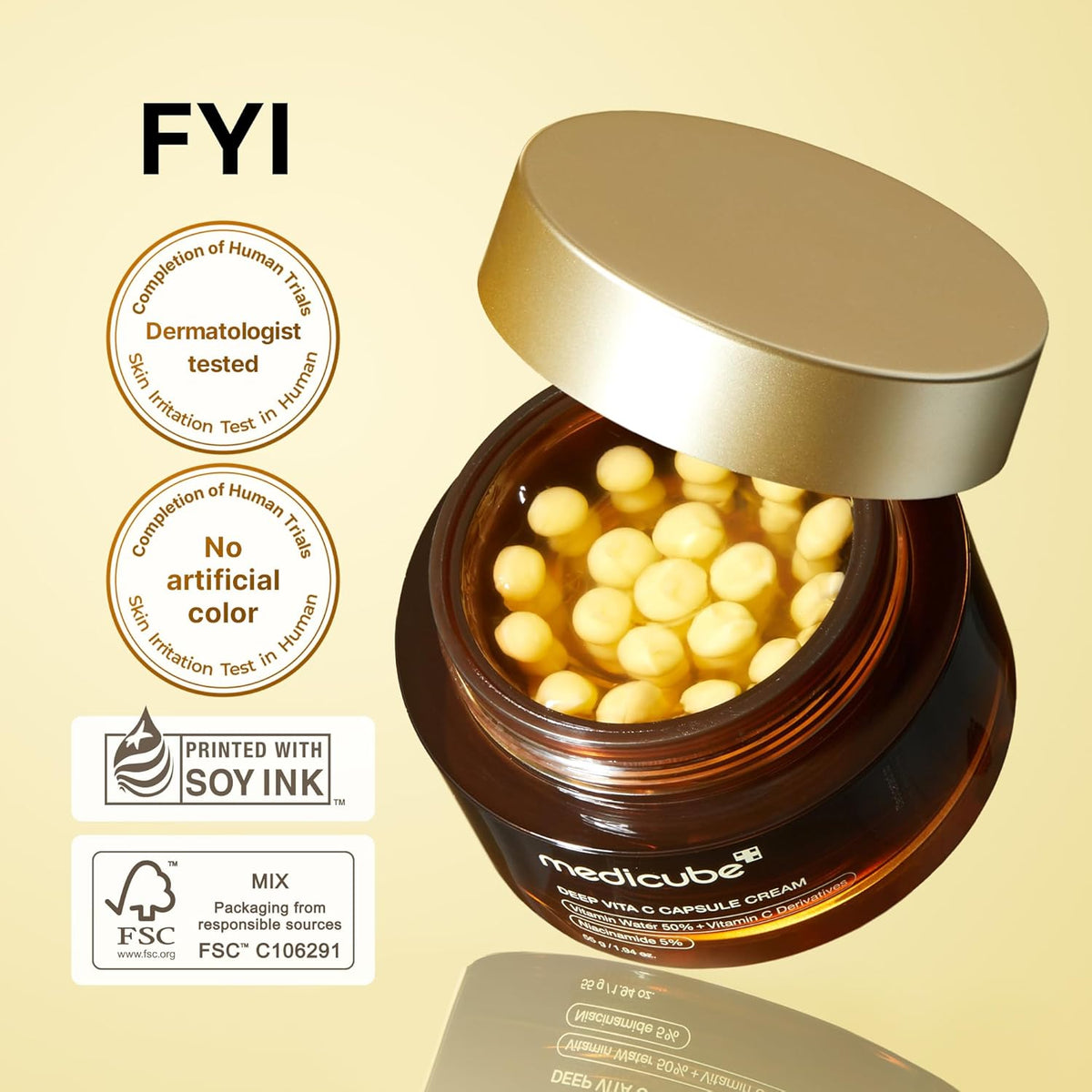 MEDICUBE Deep Vita C Capsule Cream – 55g