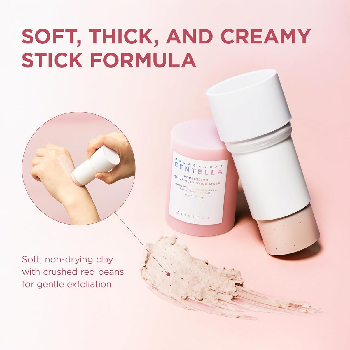 SKIN1004 Madagascar Centella Poremizing Quick Clay Stick Mask – 27g