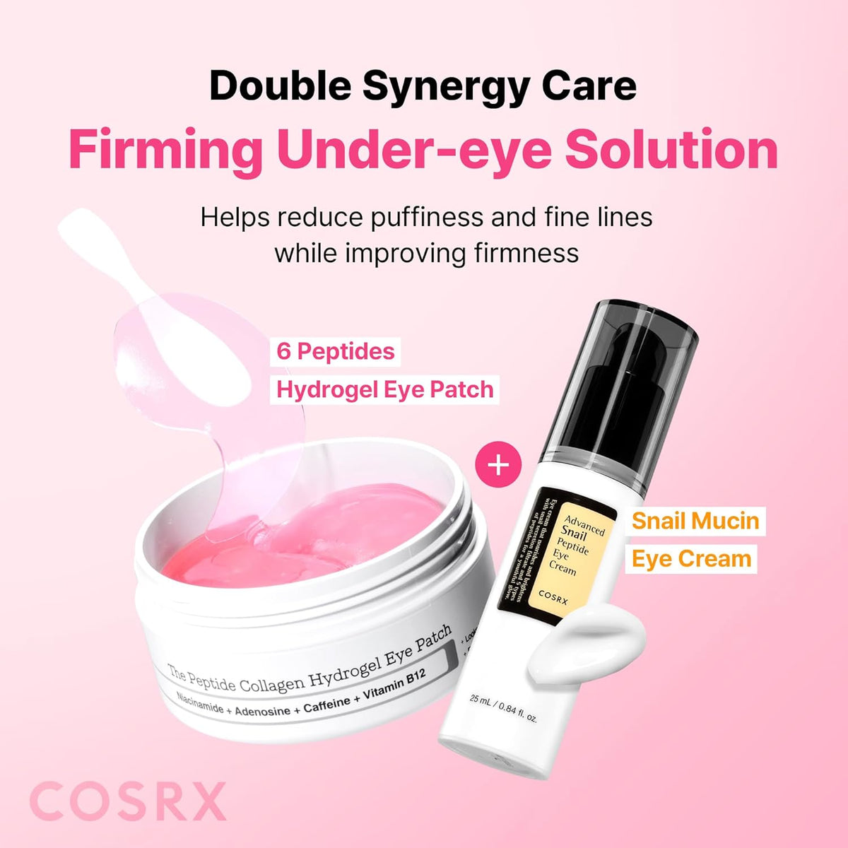 COSRX Pink Peptides Collagen Hydrogel Eye Patch