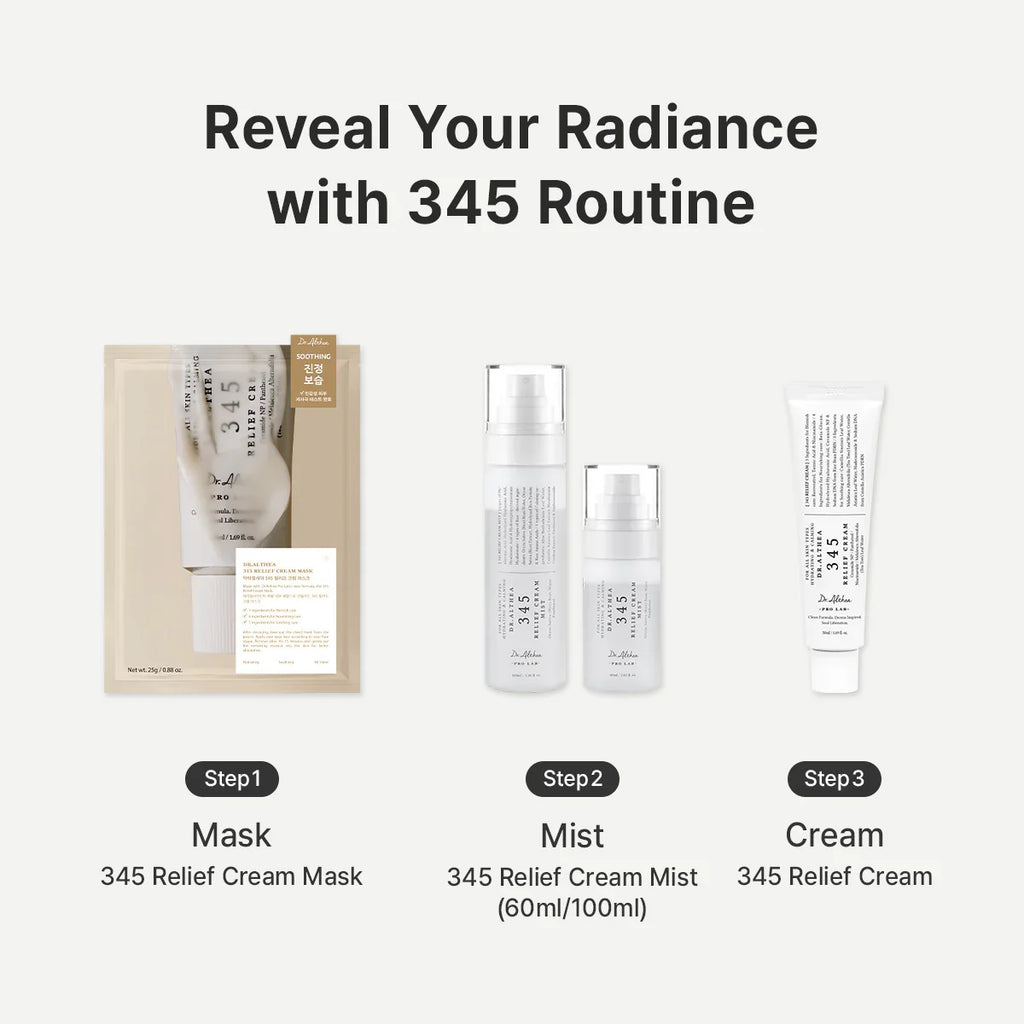 Dr. Althea 345 Relief Cream 50ml | Soothing Barrier Repair Moisturizer