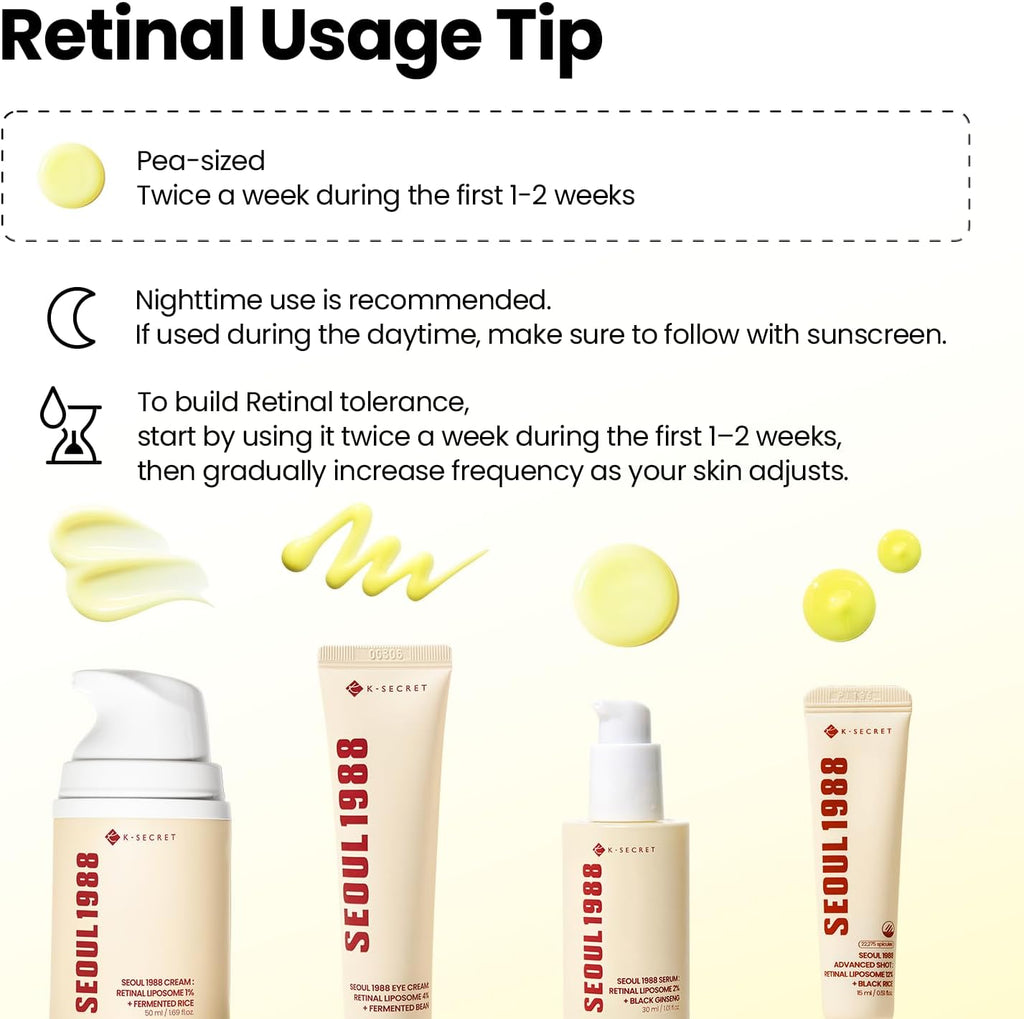 K-Secret Seoul 1988 Serum Retinal Liposome 2% + Black Ginseng – 30ml