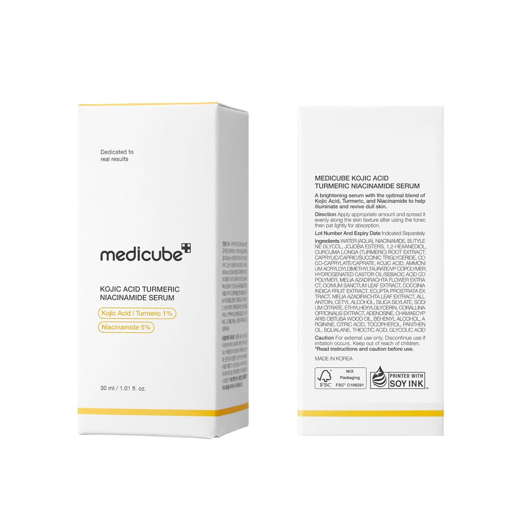 Medicube Kojic Acid Turmeric Clarifying & Balancing Capsule Serum – 30ml
