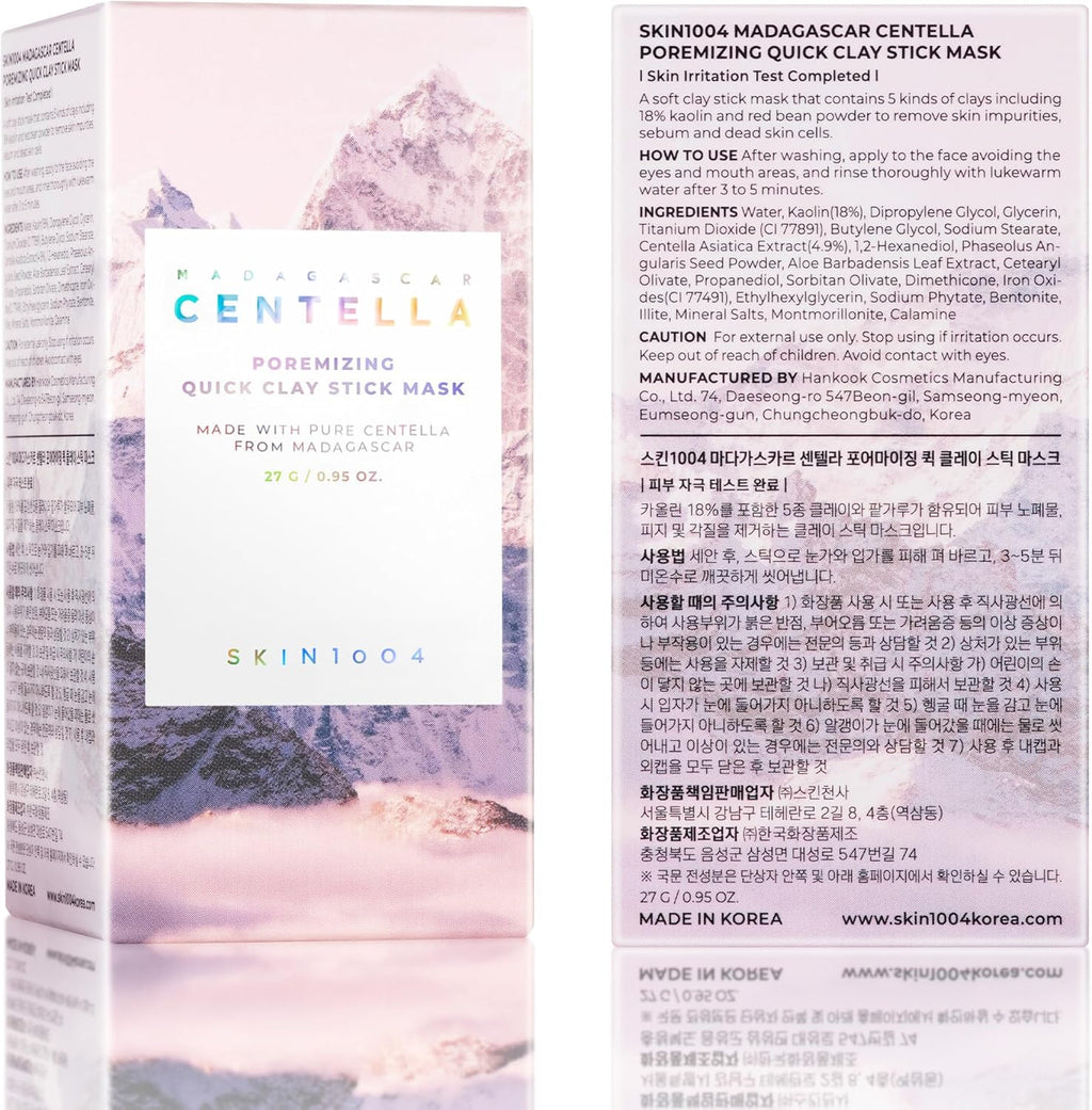 SKIN1004 Madagascar Centella Poremizing Quick Clay Stick Mask – 27g