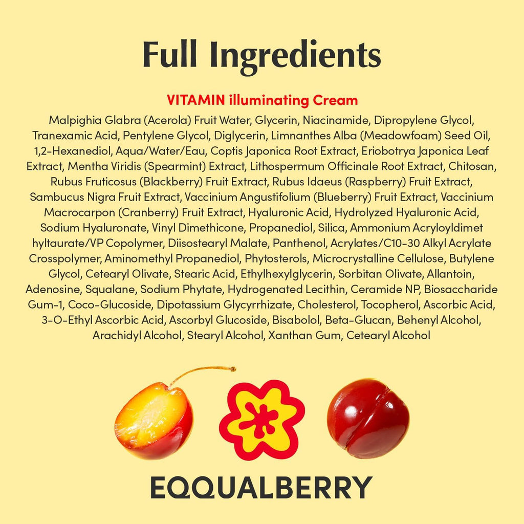 Eqqual Berry Glow Filter Vitamin Illuminating Cream – 50ml