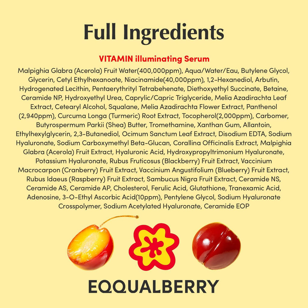 Eqqual Berry Deep Cera Vitamin Illuminating Serum – 30ml