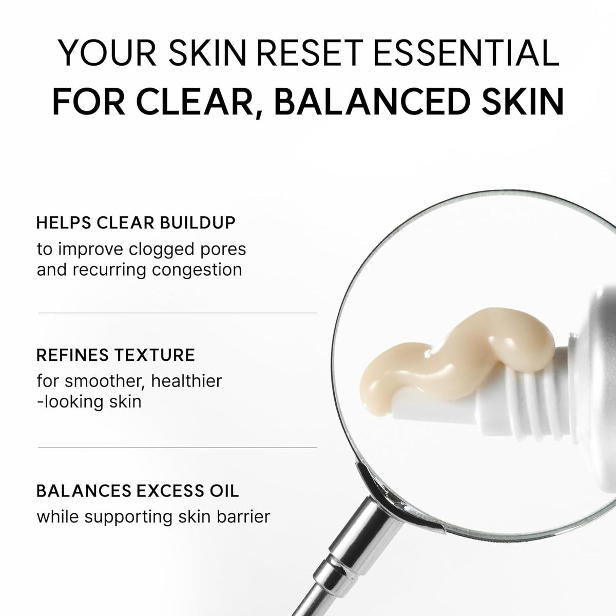 Arencia Eraser Shot with text about skin care benefits on a white background