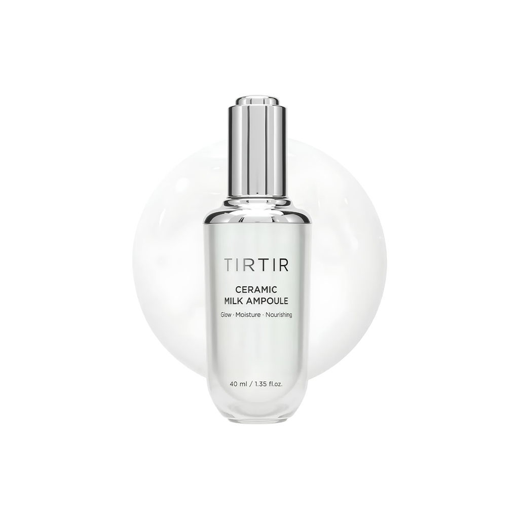 TIRTIR Ceramic Milk Ampoule 40ml Korean Hydrating Ampoule for Glass Skin
